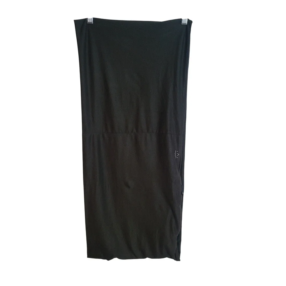 Beyond Yoga Infinity Scarf Black Hidden Zipper Pocket Travel Activewear Cozy
